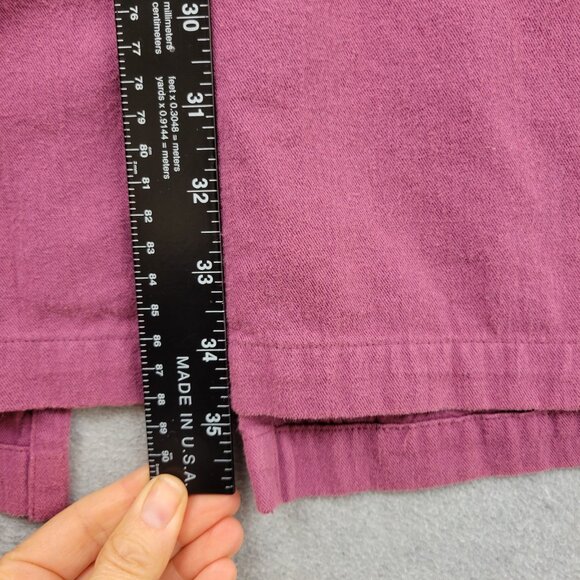 Habitat Skirt Womens Size Small Pink 100% Cotton Maxi‎ Back Slit - Picture 2 of 9